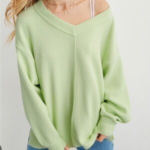 Aerie V neck Top